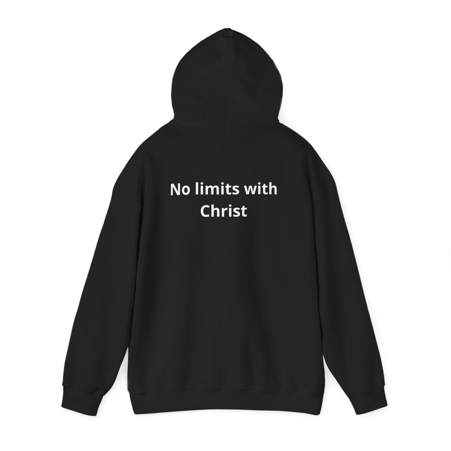 No limits with Christ, Philippians 4:13 Hoodie