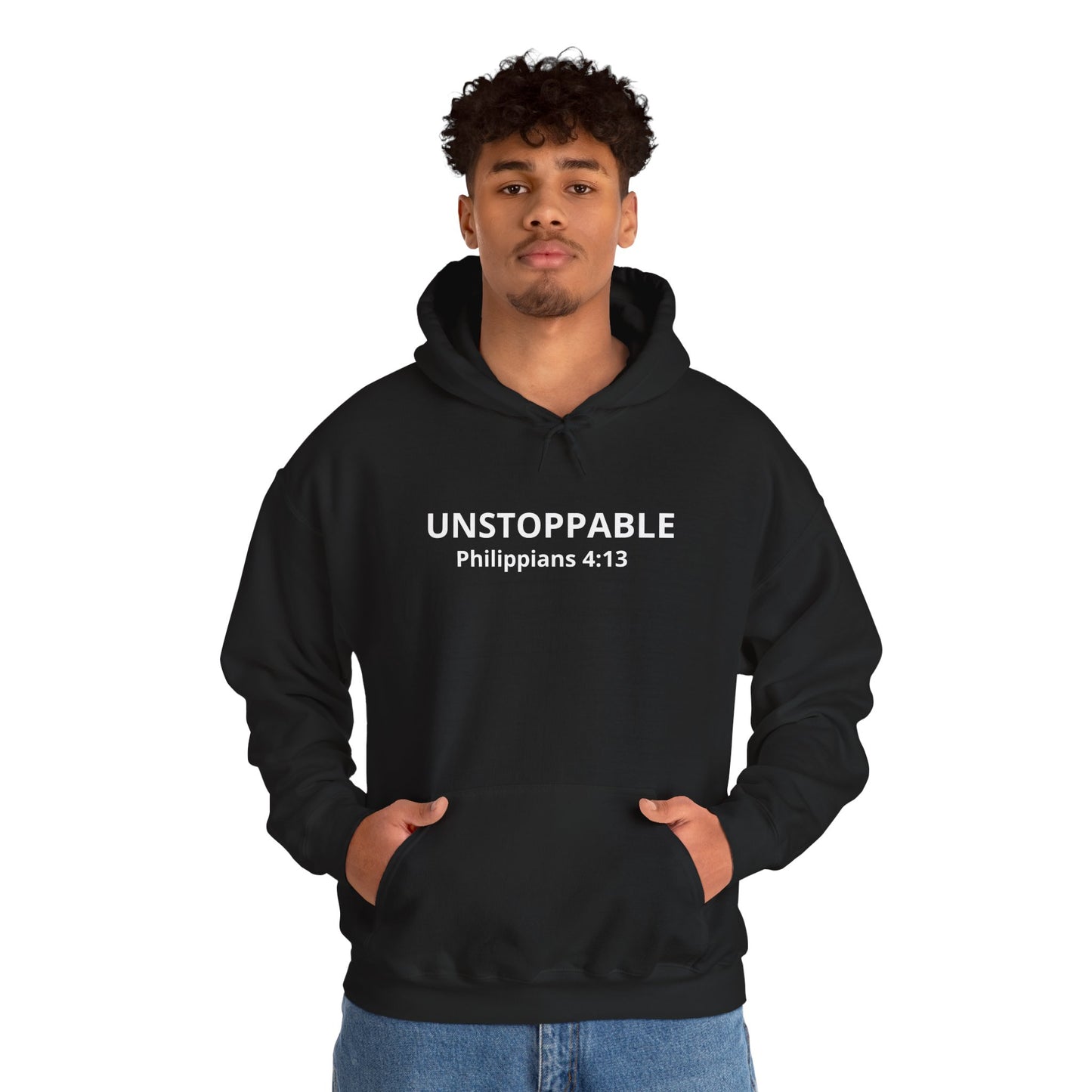 No limits with Christ, Philippians 4:13 Hoodie