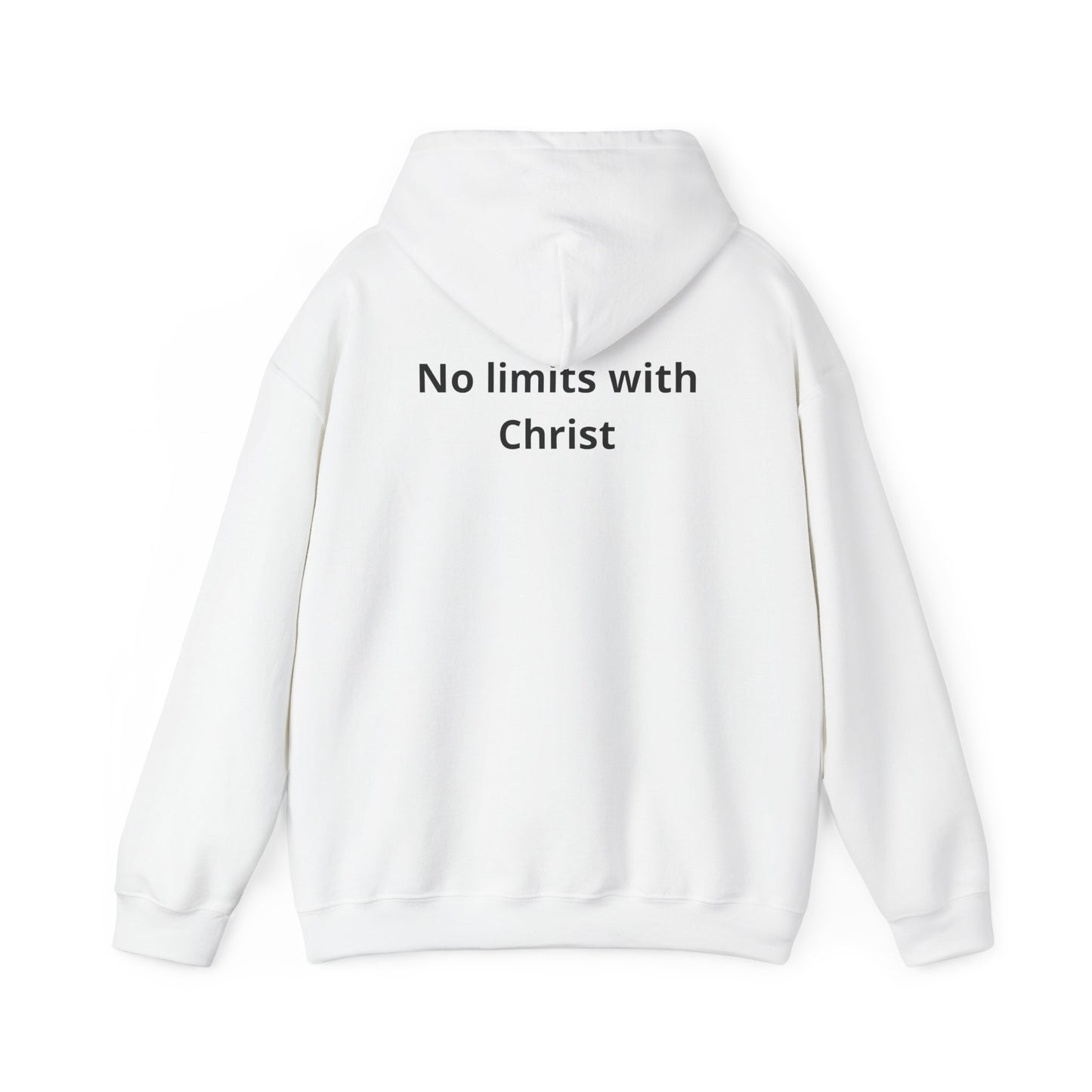 No limits with Christ, Philippians 4:13 Hoodie