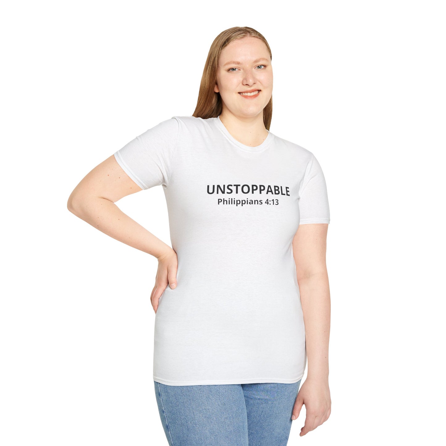 Unstoppable, Philippians 4:13 T-Shirt- Unstoppable Faith