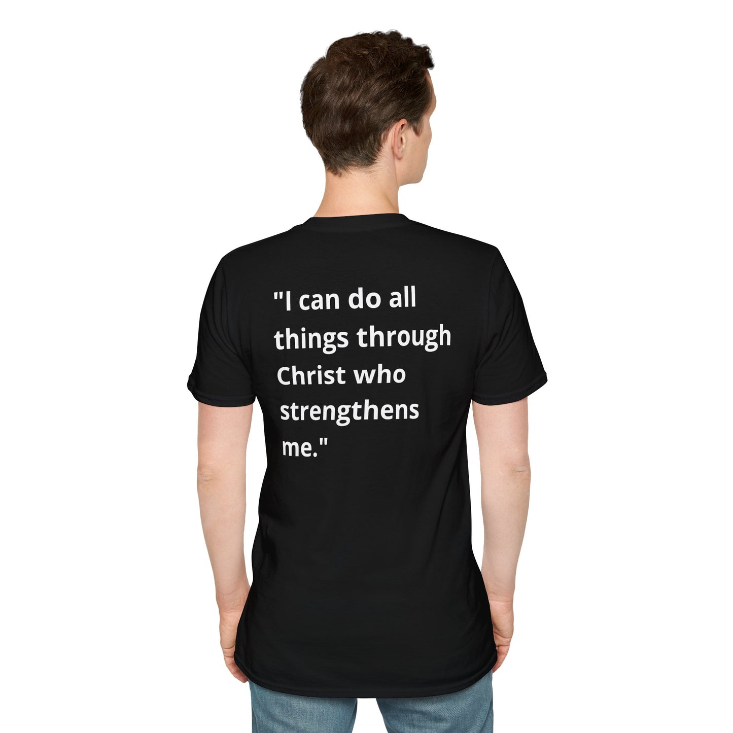 Unstoppable Philippians 4:13 T-Shirt - "I can do all things through Christ who strengthens me."