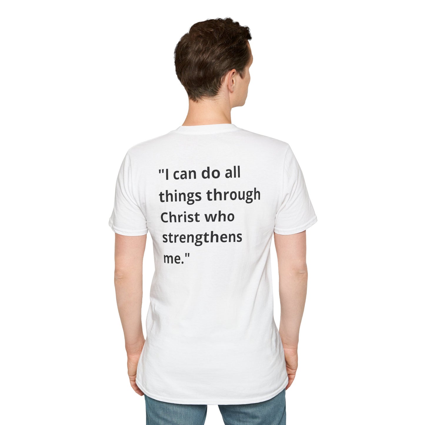 Unstoppable Philippians 4:13 T-Shirt - "I can do all things through Christ who strengthens me."