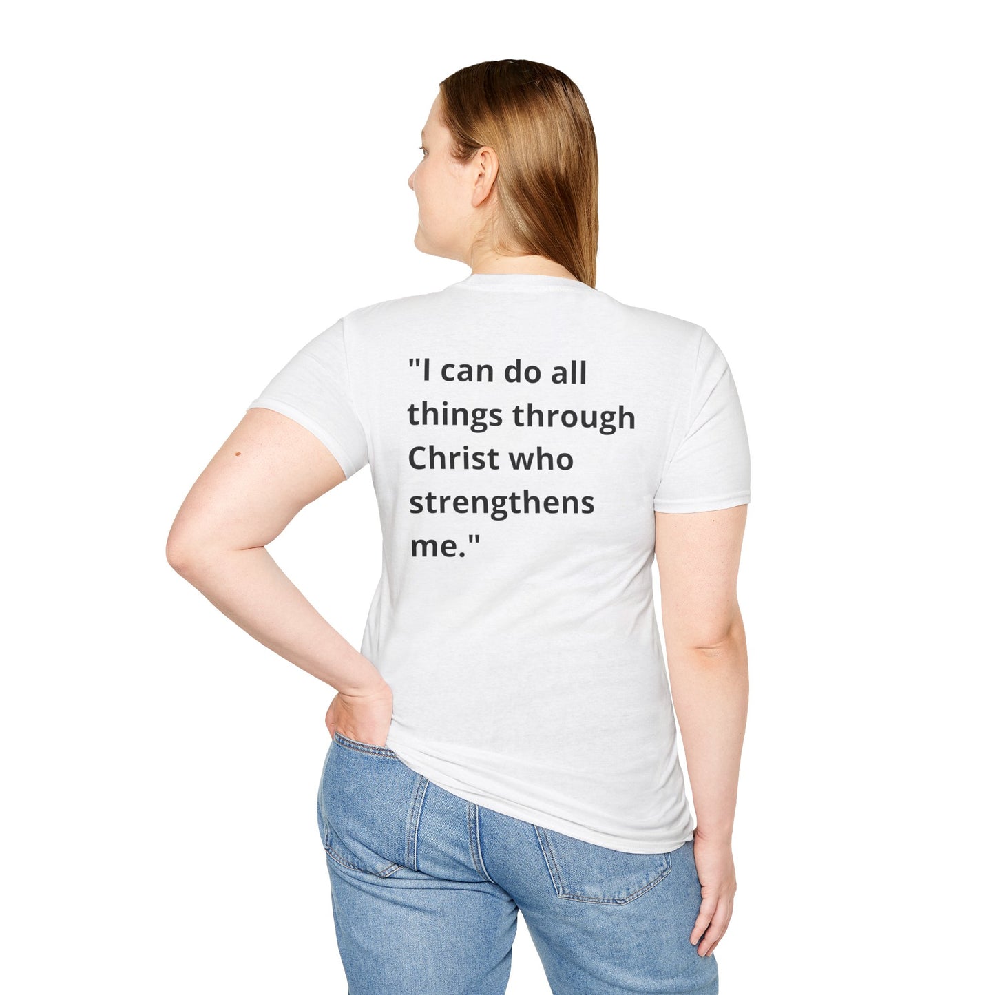 Unstoppable Philippians 4:13 T-Shirt - "I can do all things through Christ who strengthens me."