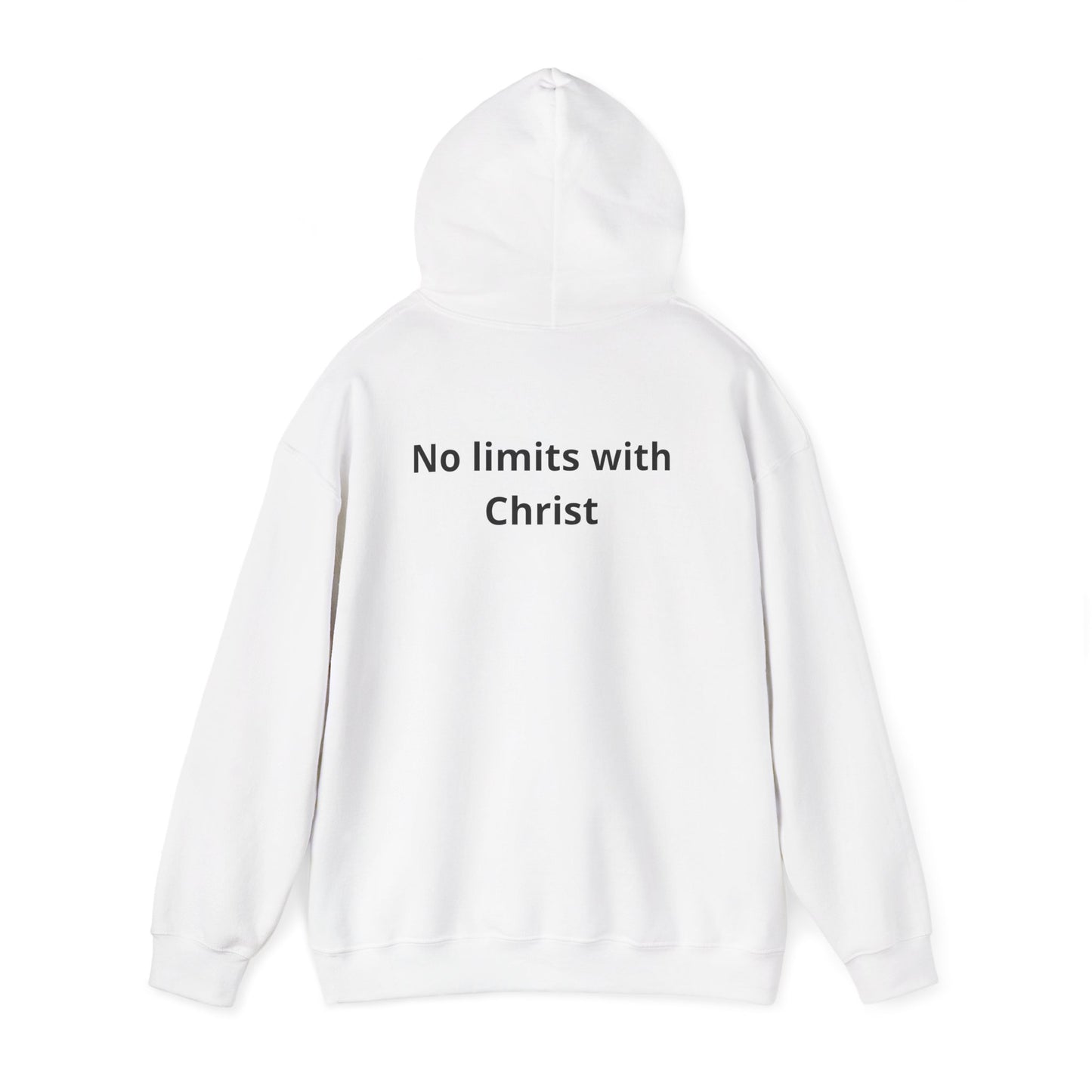 No limits with Christ, Philippians 4:13 Hoodie