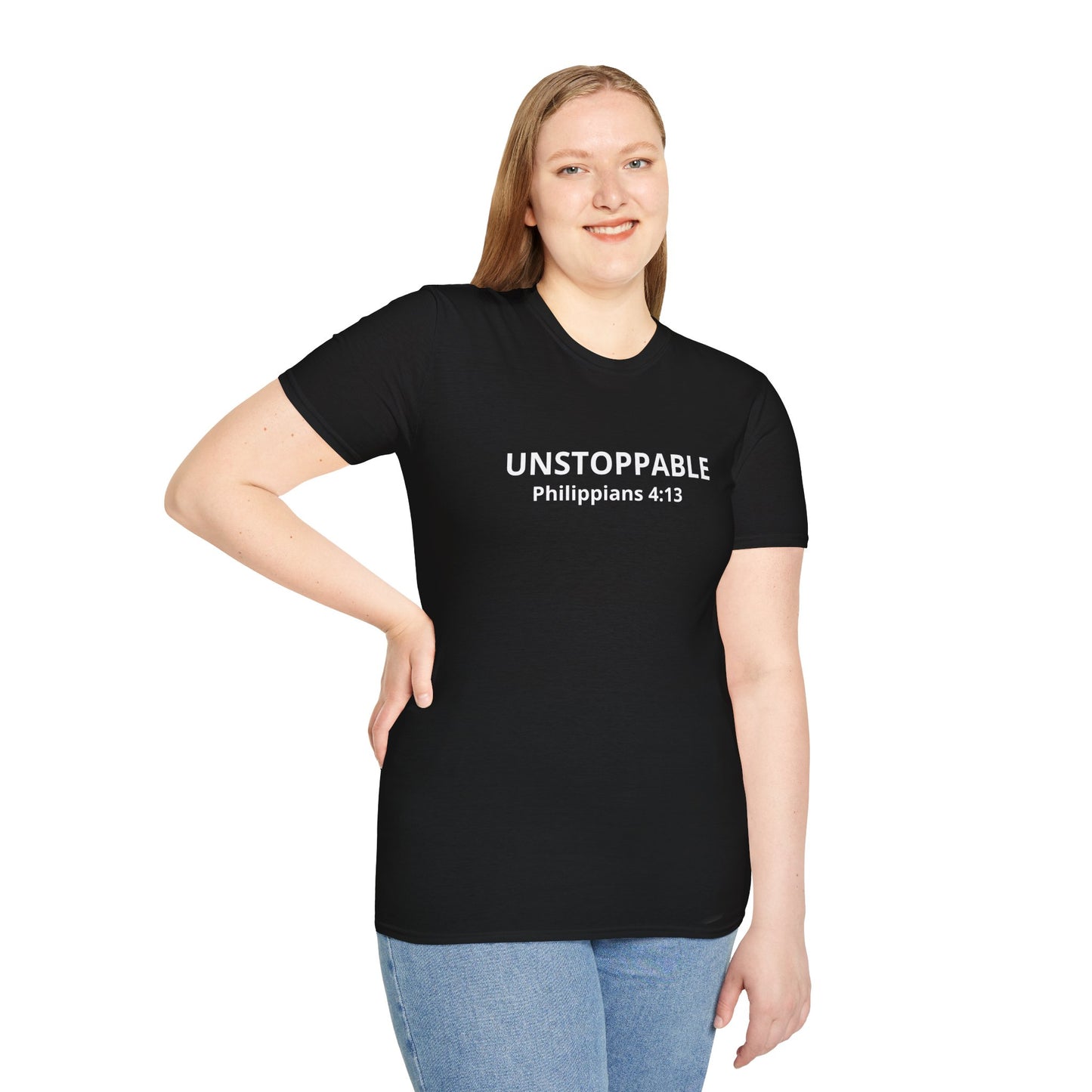 Unstoppable, Philippians 4:13 T-Shirt- Unstoppable Faith