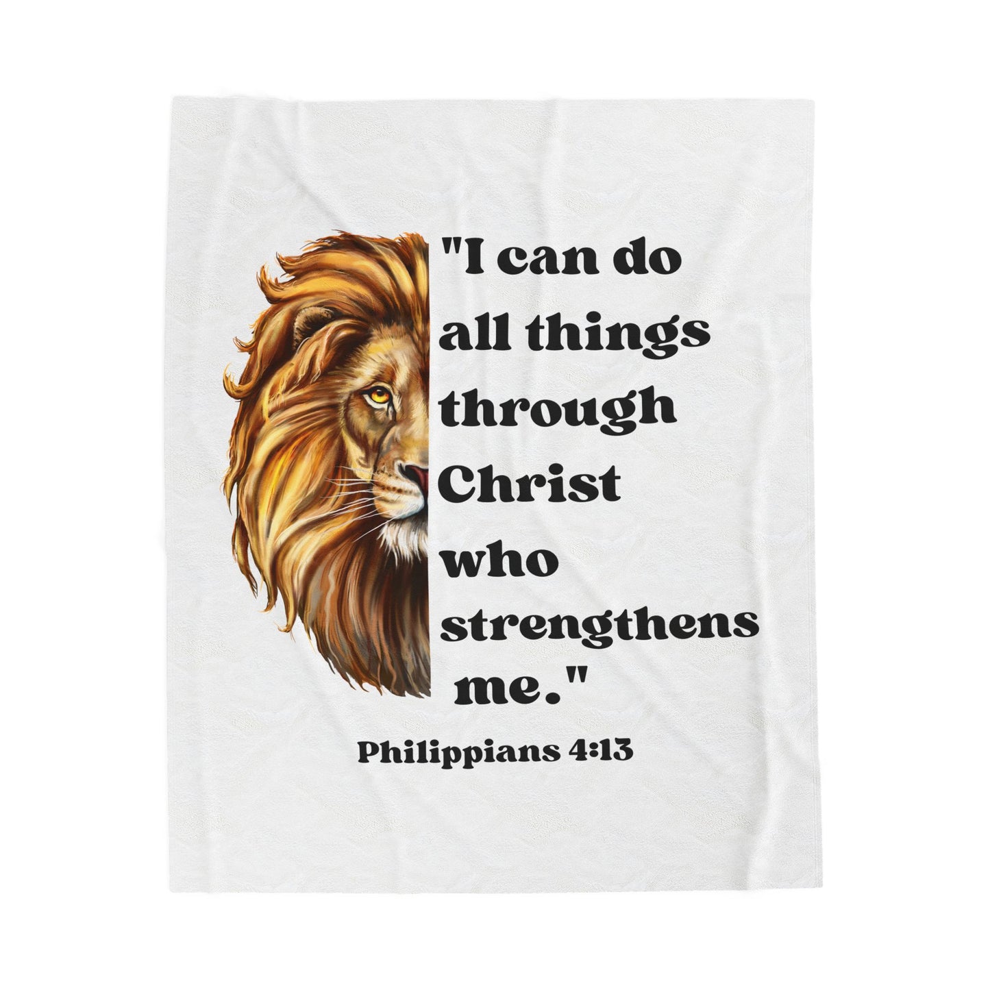 Philippians 4:13 Blanket