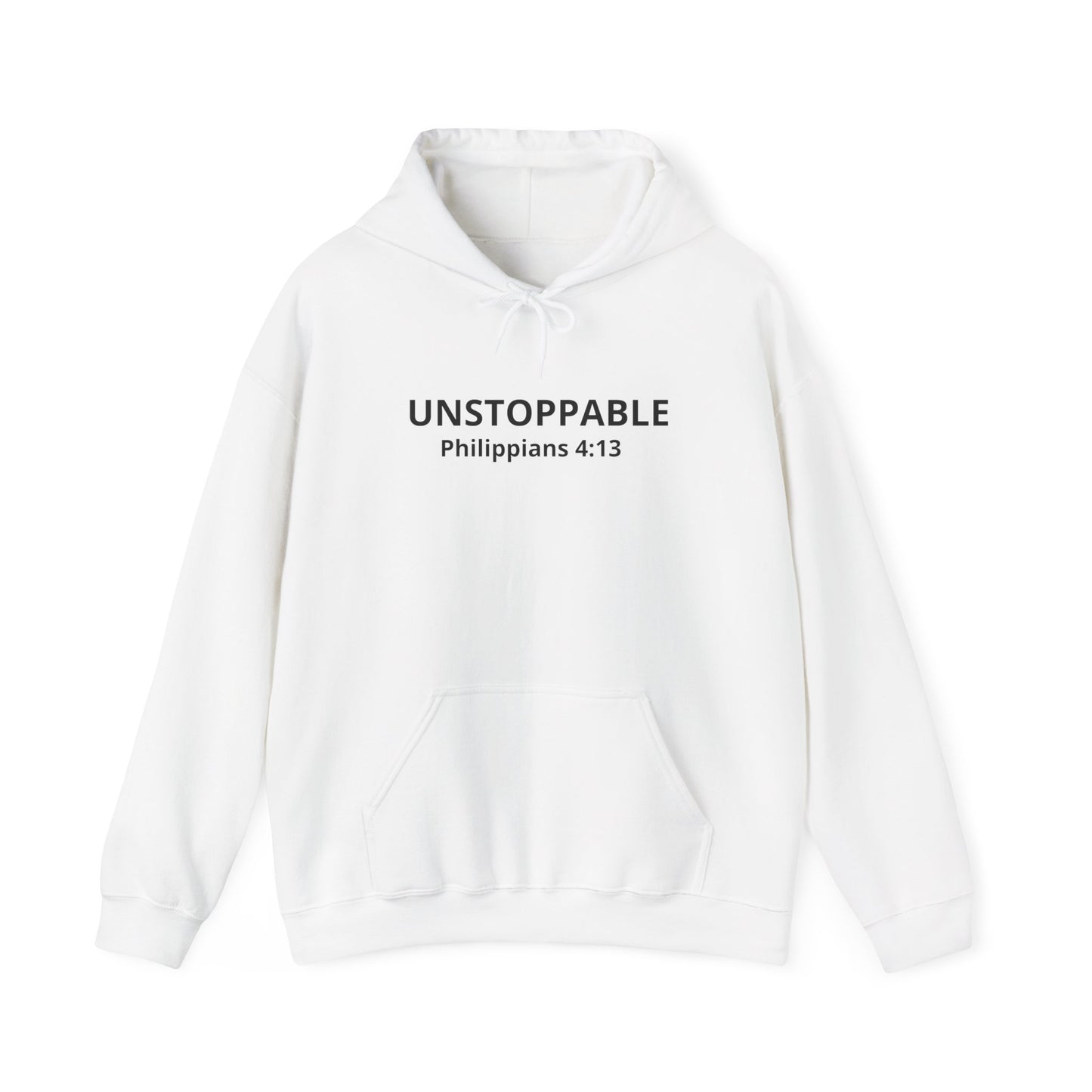 No limits with Christ, Philippians 4:13 Hoodie