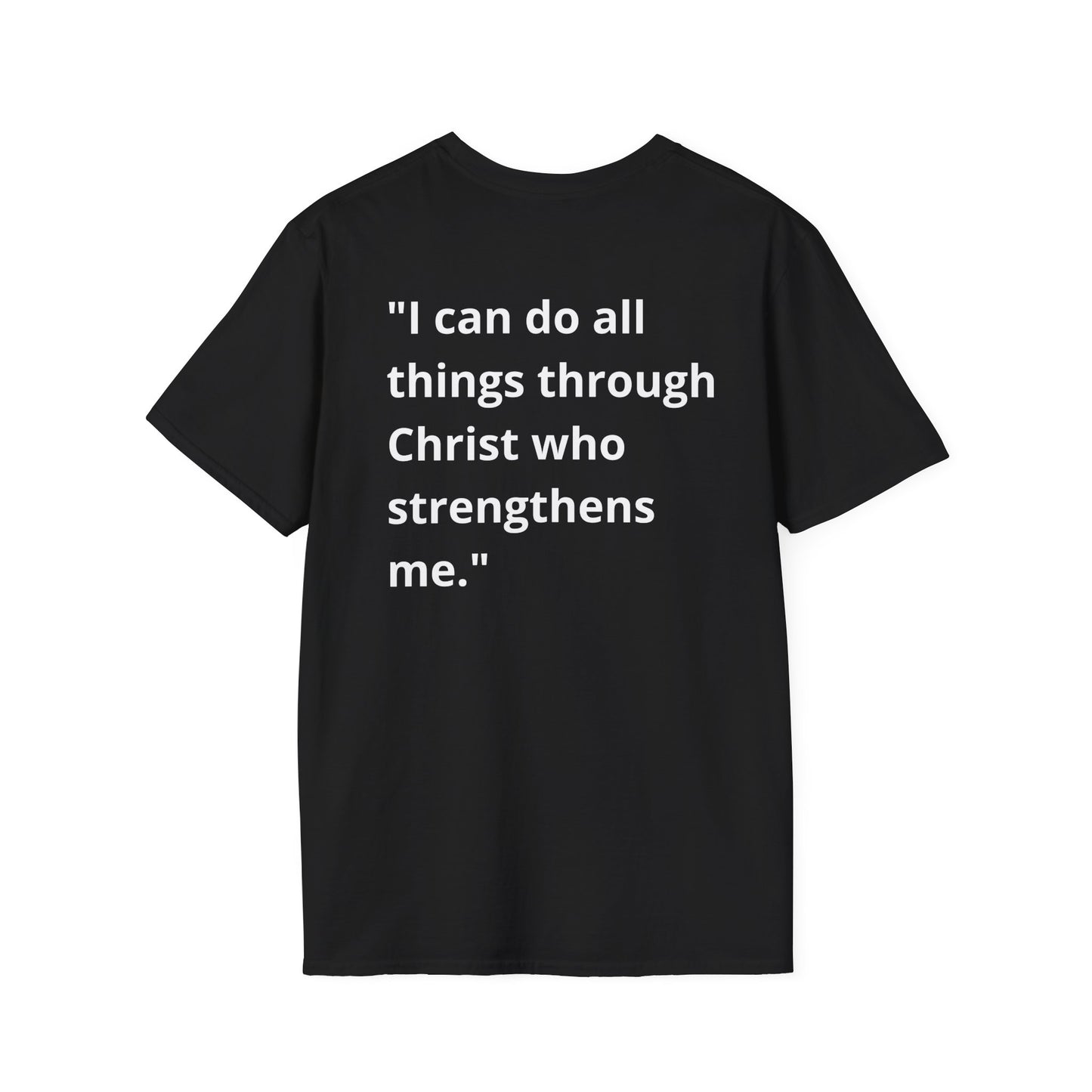 Unstoppable Philippians 4:13 T-Shirt - "I can do all things through Christ who strengthens me."