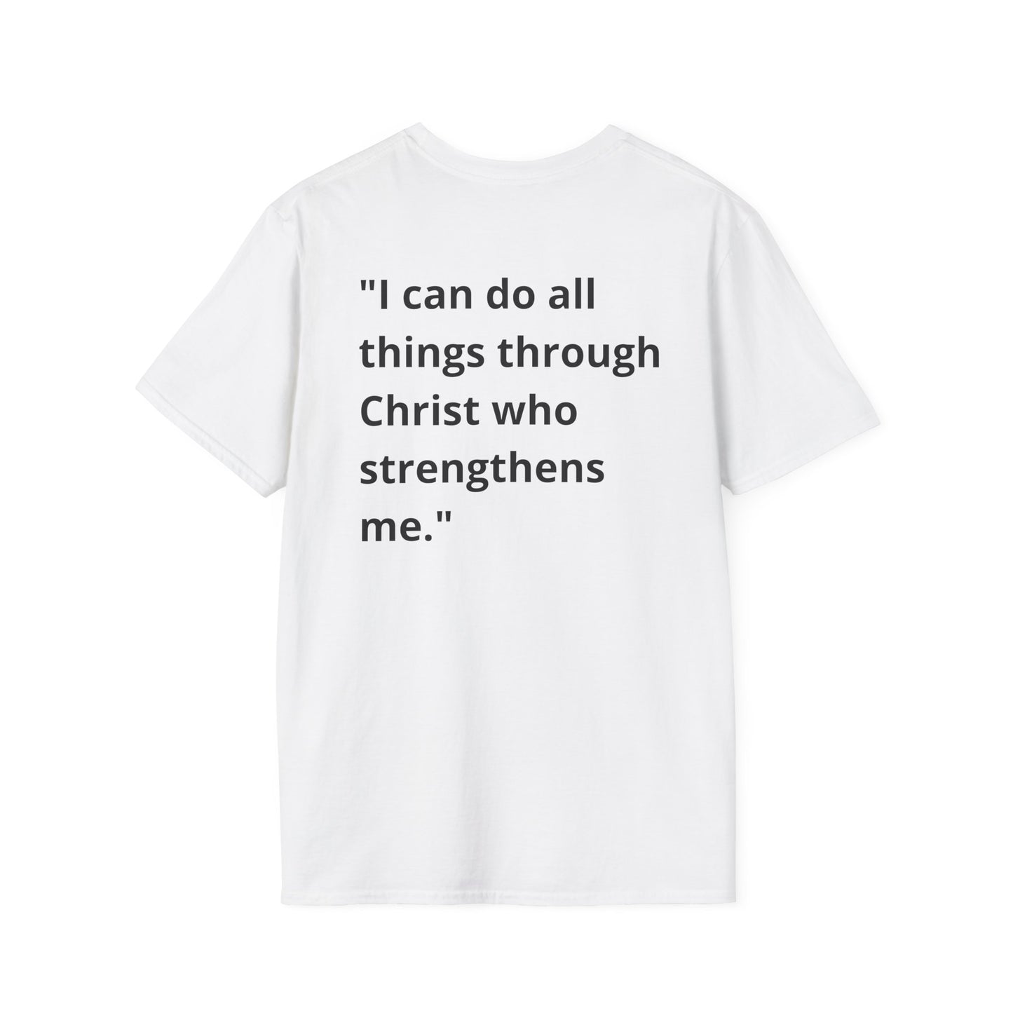 Unstoppable Philippians 4:13 T-Shirt - "I can do all things through Christ who strengthens me."